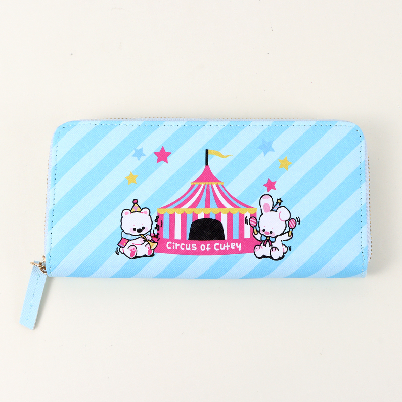 Circus Zipper Long Purse for Women (Mixed colors)