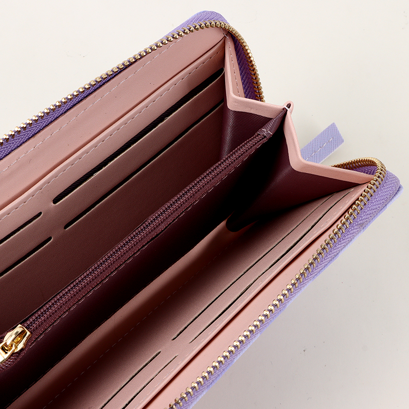 Circus Zipper Long Purse for Women (Mixed colors)