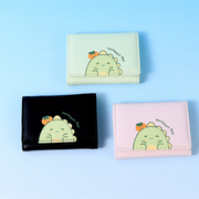 Cute Chubby Dinosaur Trifold Purse for Women
