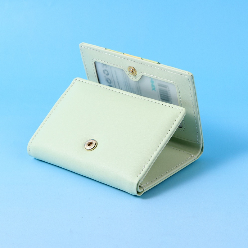 Cute Chubby Dinosaur Trifold Purse for Women