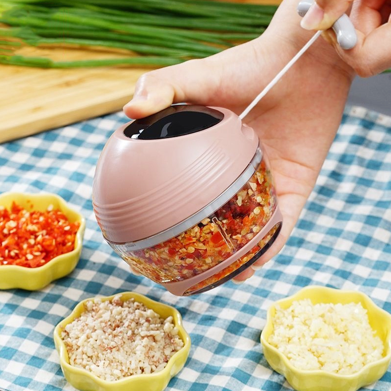 Manual garlic Press (Pink)