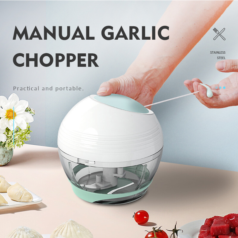 Manual garlic rammer (green)