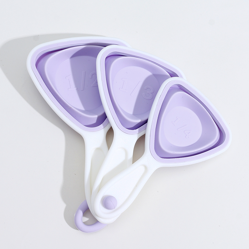 Foldable Measuring Cup 3 PCS/Set (Purple)