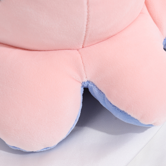 Funny Reversible Octopus Plush Doll (Pink Blue) (M)