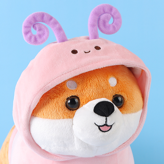 Butterfly Hoodie Shiba Inu Doll (medium) (35CM)