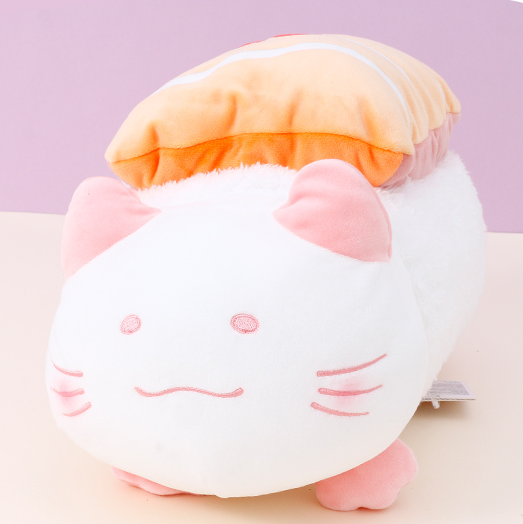 Salmon Sushi Cat Doll (medium) (33CM)