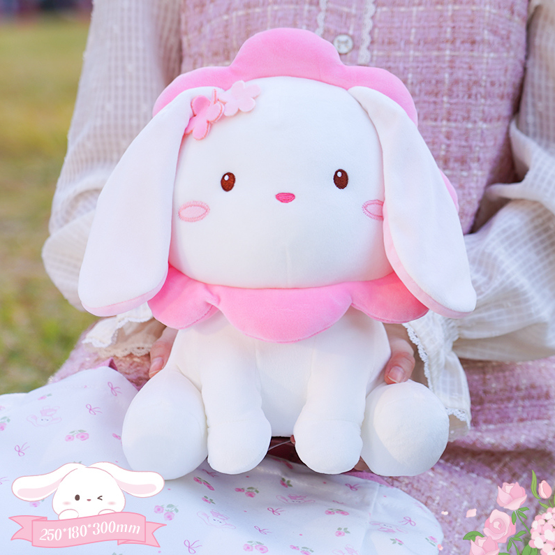 Romantic Flower Series Flower Headgear Stuffed Doll (M) (30CM) (Nana)