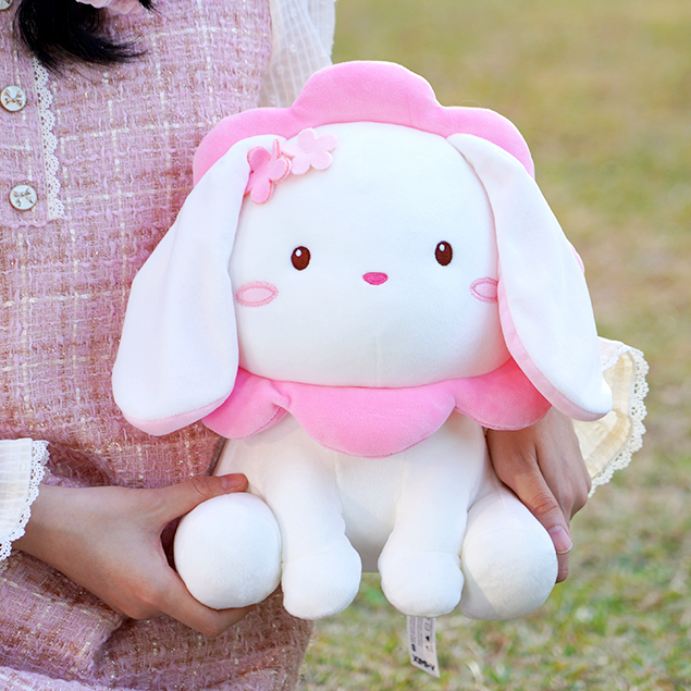Romantic Flower Series Flower Headgear Stuffed Doll (M) (30CM) (Nana)