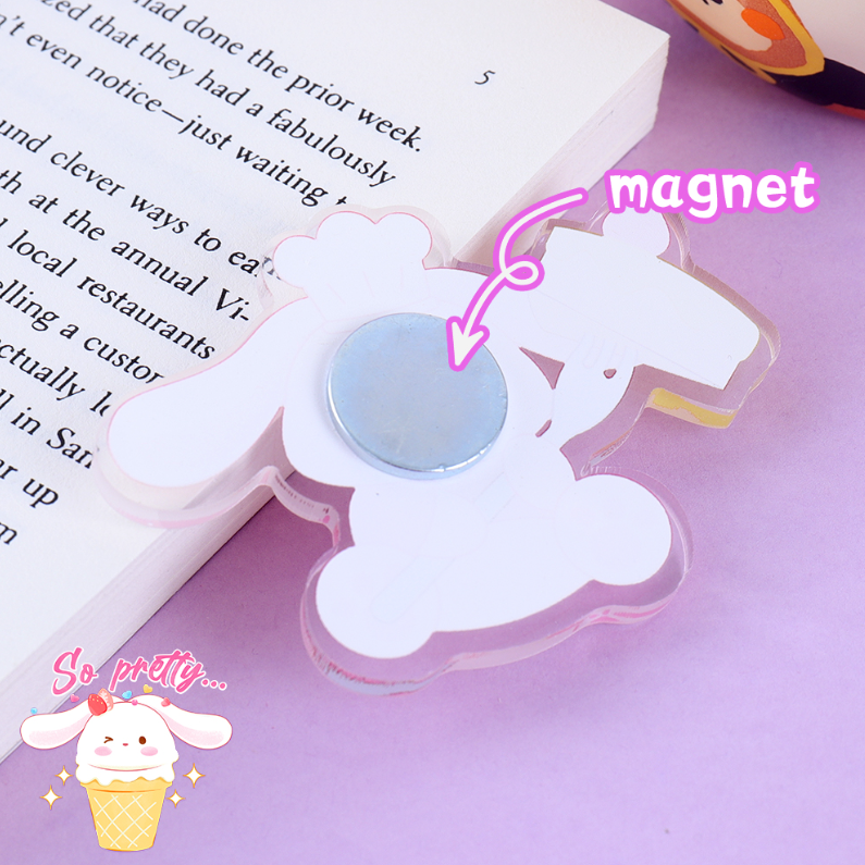 Cute bunny Hook fridge magnets for dessert