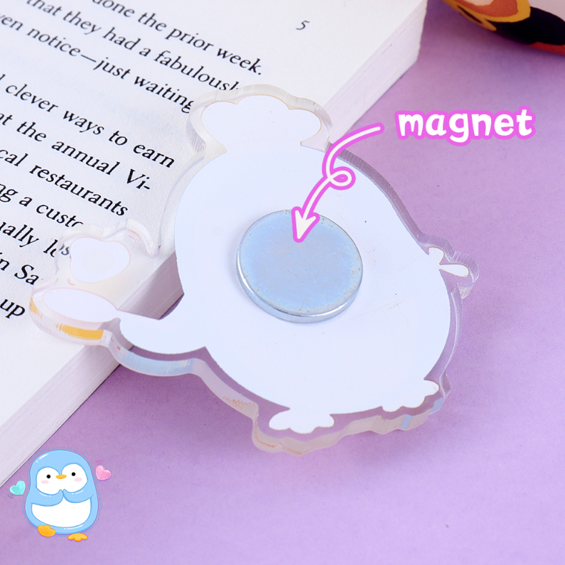 Cute Penguin hook fridge magnets for dessert