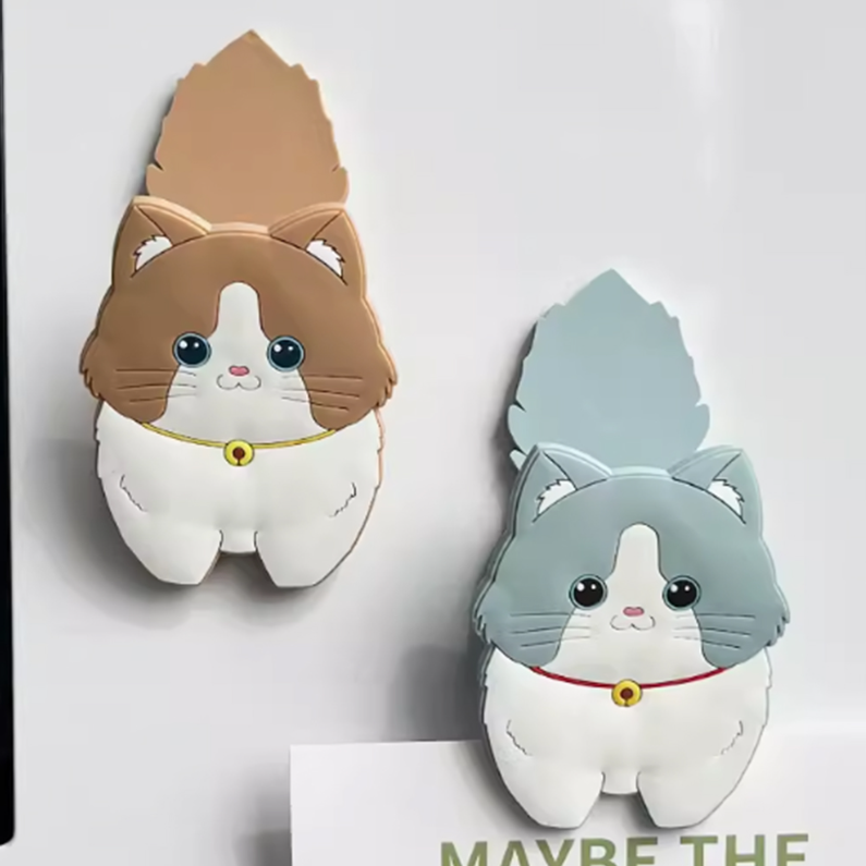 Multi-functional Cat Refrigerator Magnets (Blue)