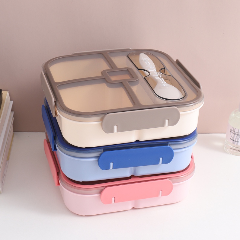 Square Divided Sealed Lunch Box