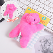 Hippo Shape Fridge Magnet (Rose Red)