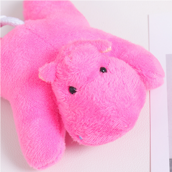 Hippo Shape Fridge Magnet (Rose Red)