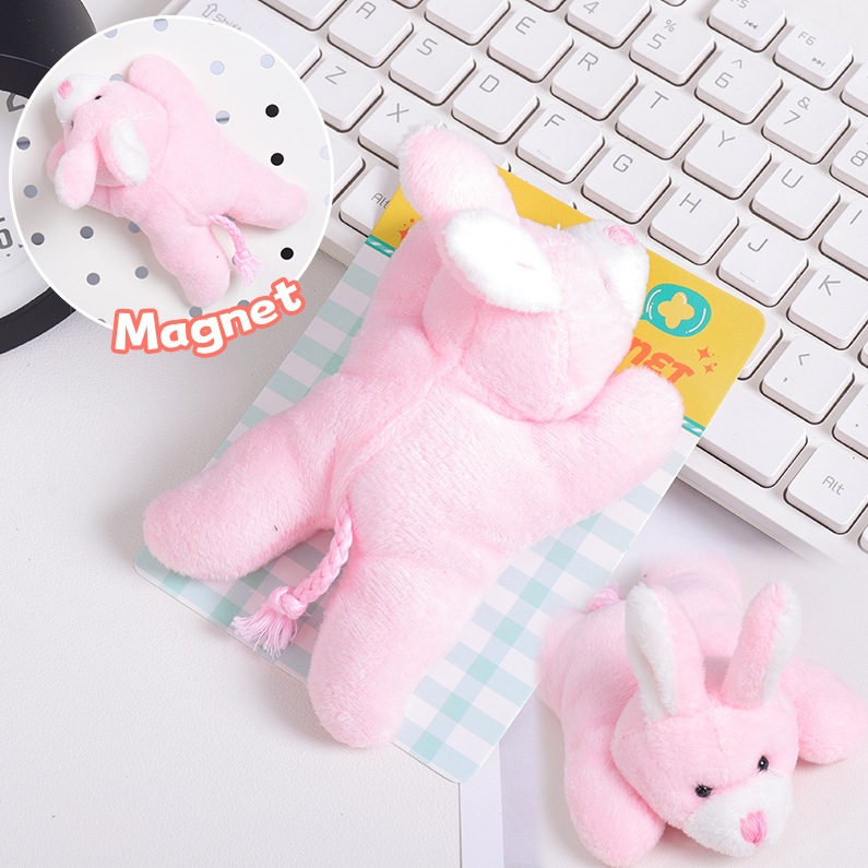 Bunny Shape Fridge Magnet (Pink)