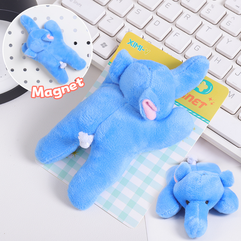 Elephant Shape Fridge Magnet (Blue)