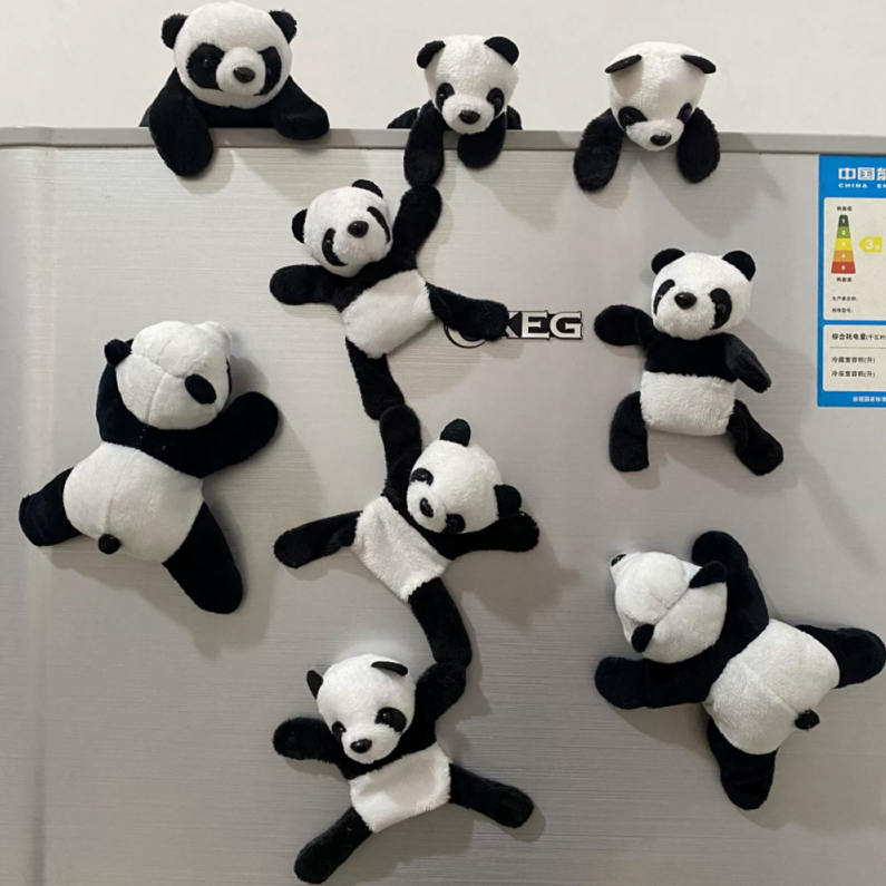 Panda Shape Fridge Magnet (Black & White)