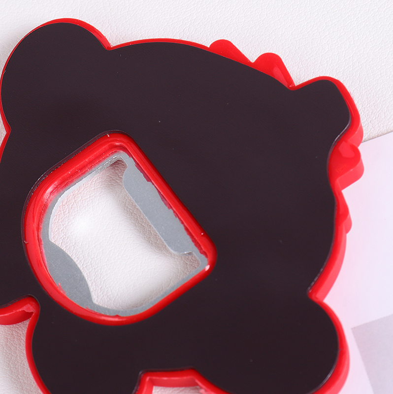Cartoon Tomato Bottle Opener Fridge Magnet (Red)