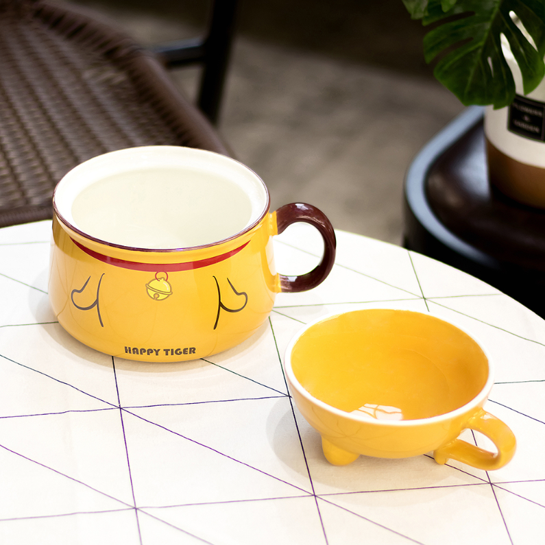 1000ml/33.81fl.oz. Tiger Design Noodle Bowl