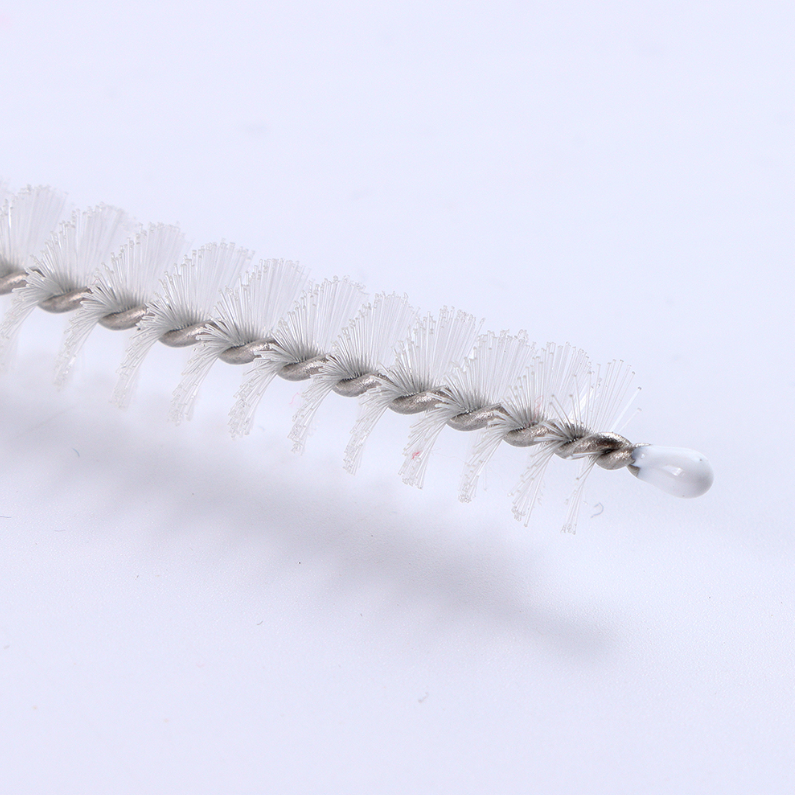 Diamond Curved Solid color Glass Straw Set /3+1 (mixed)