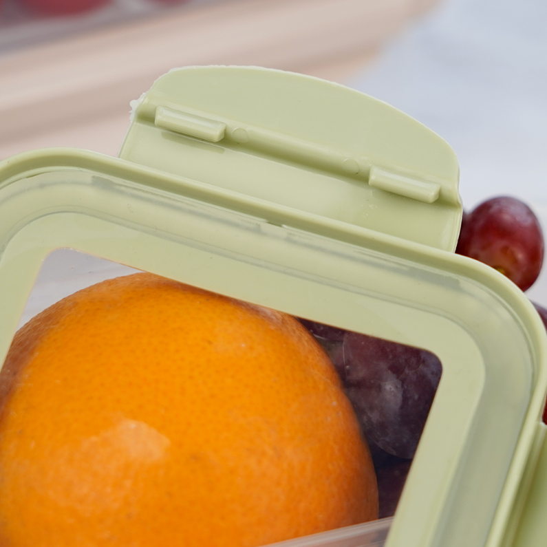 Small rectangular silicone retractable cover plastic fresh-k