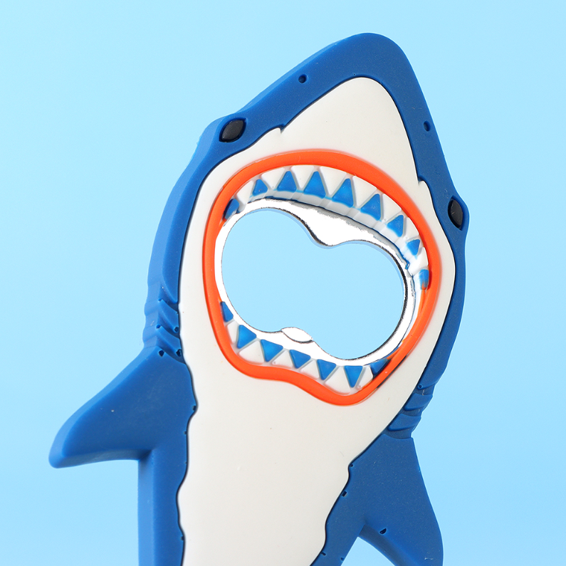 Creative Cartoon Shark Refrigerator Sticker Bottle Opener (C