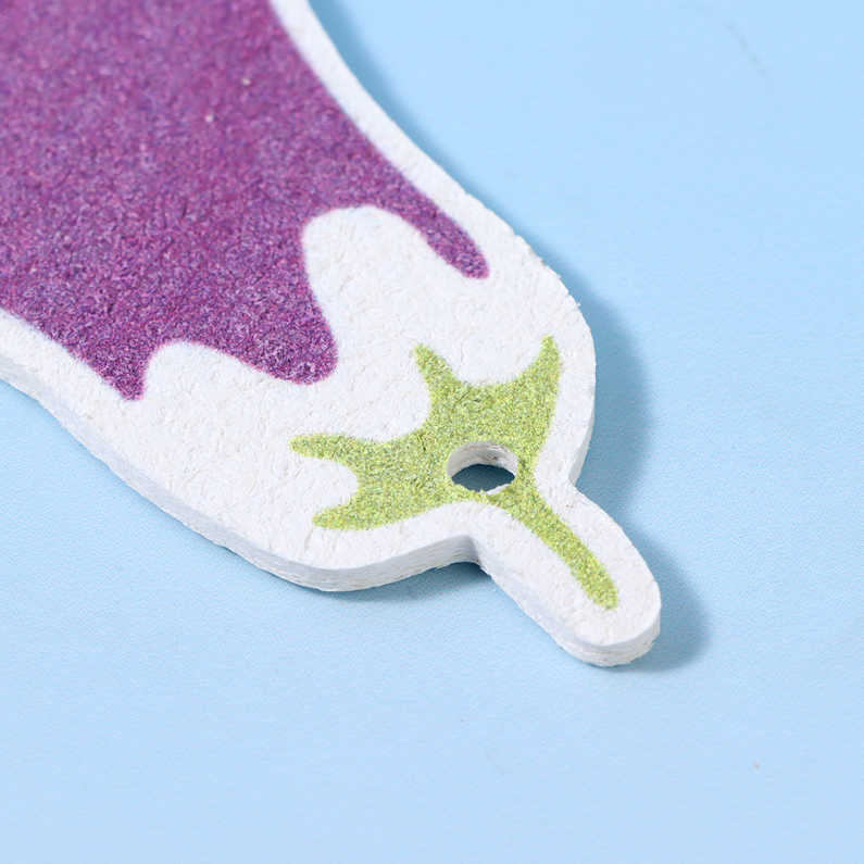 Wood Pulp Cotton Dishwashing Sponge (Eggplant)