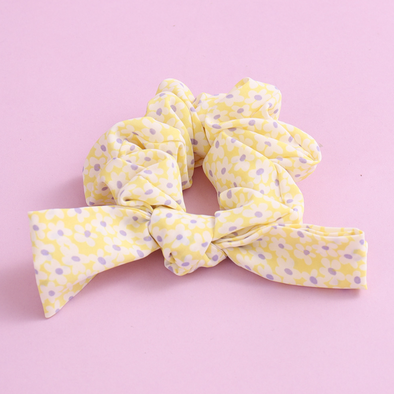 Stylish floral scrunchie