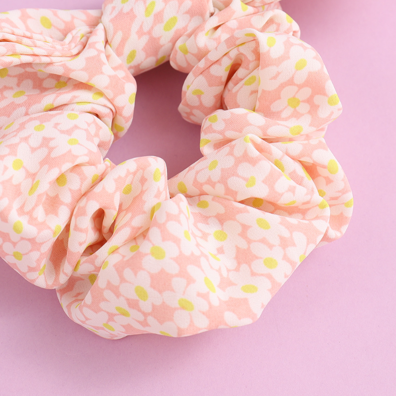 Stylish floral scrunchie