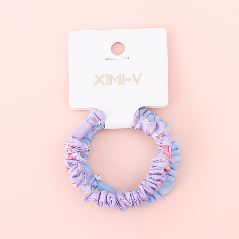 Printed 2 rubber bands (mixed colors)