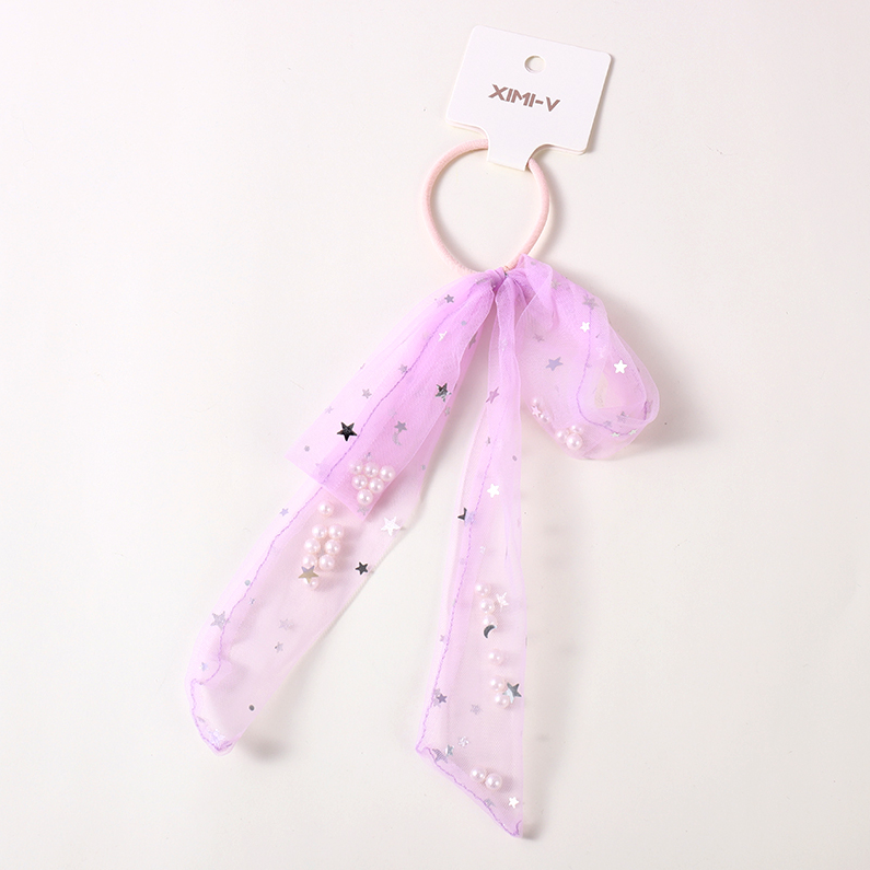 Fairy Dream Fine Pearl Sparkling Star Series Scrunchie (Mixe
