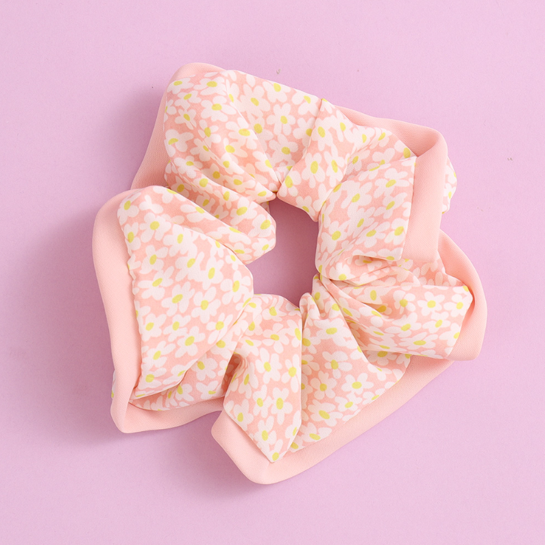 All-Match Printed Simple Hemmed Hair Tie