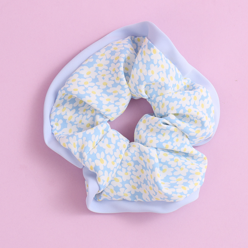 All-Match Printed Simple Hemmed Hair Tie