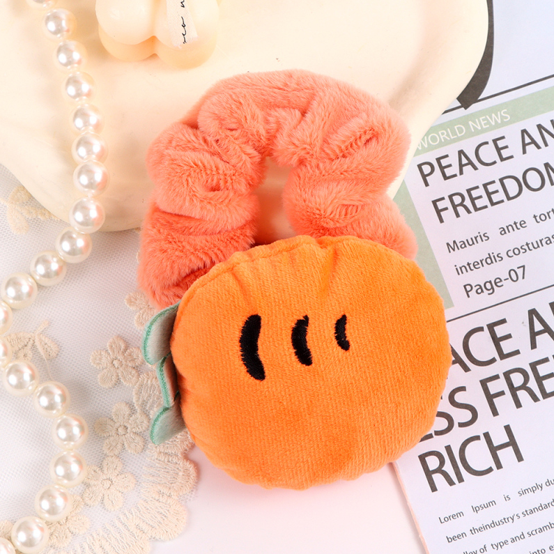 Colorful Orchard Collection Orange Hair Tie