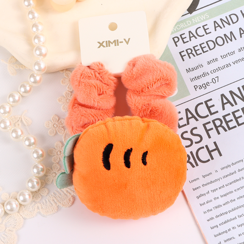 Colorful Orchard Collection Orange Hair Tie