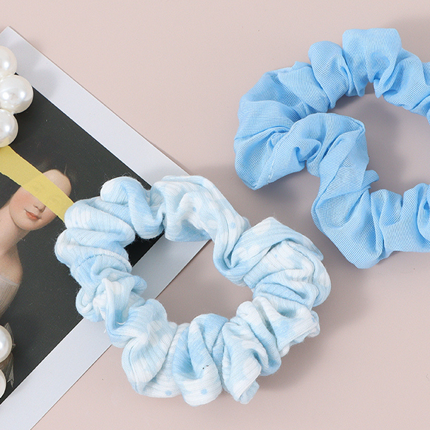 Simple Small Hair Scrunchies 1 Pair