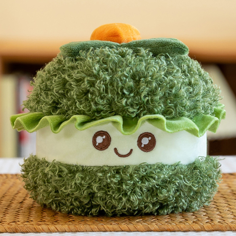 Macaron Dessert Stuffed Doll (S) (15cm) (Matcha)