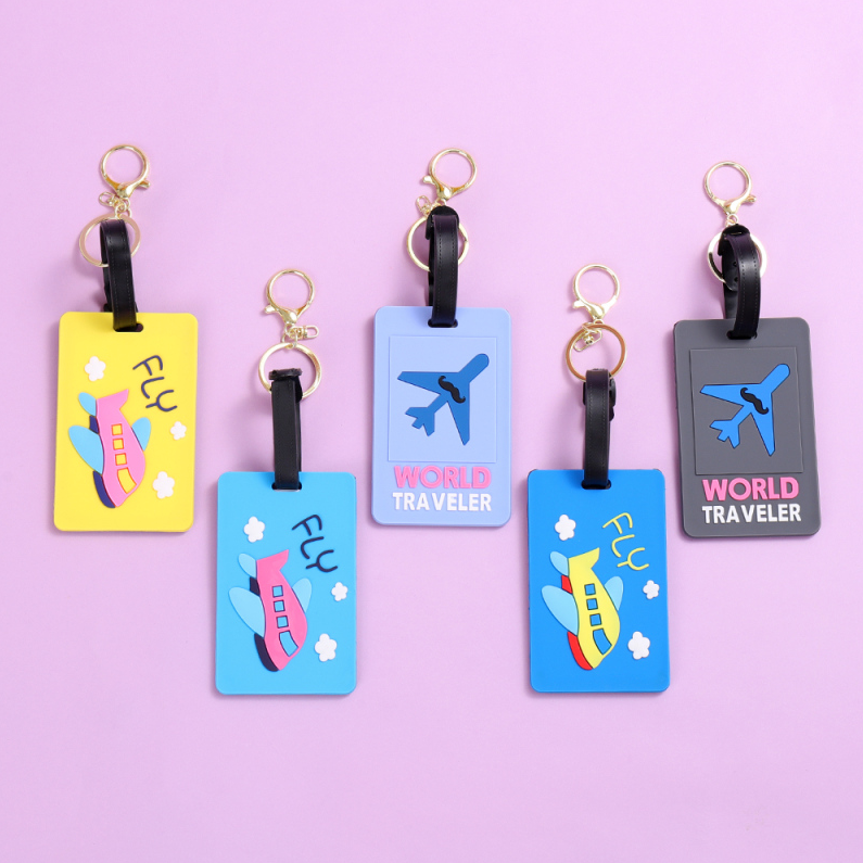 Aircraft pattern luggage tag