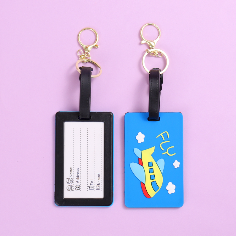 Aircraft pattern luggage tag