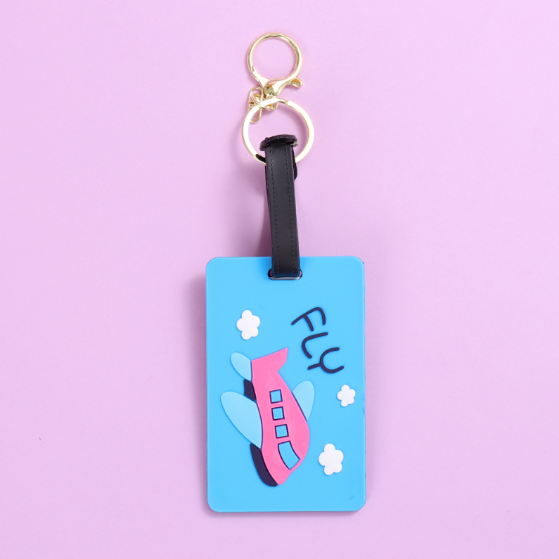 Aircraft pattern luggage tag