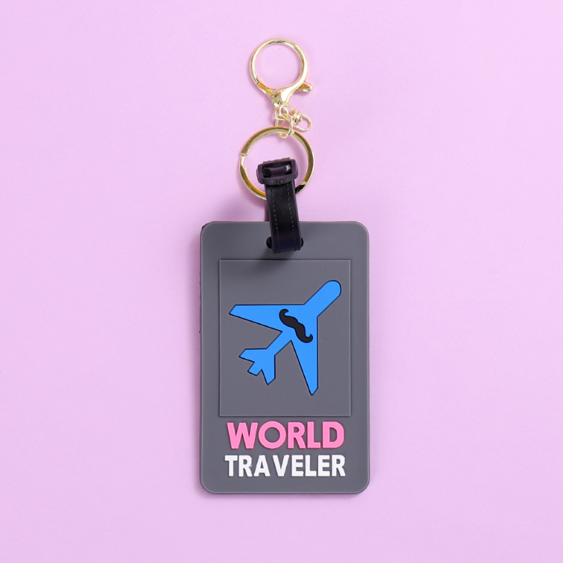 Aircraft pattern luggage tag