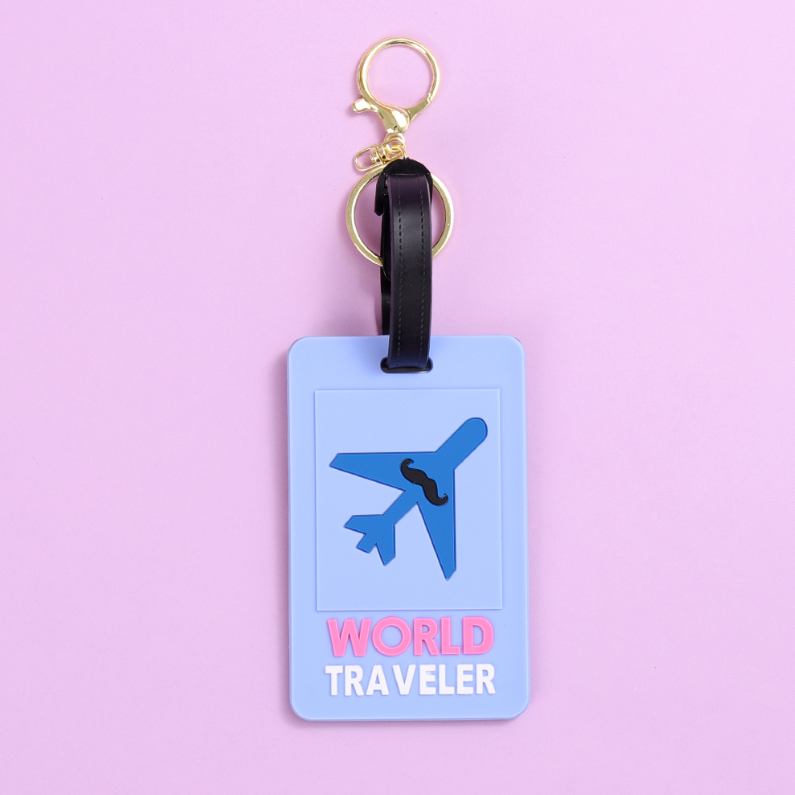 Aircraft pattern luggage tag