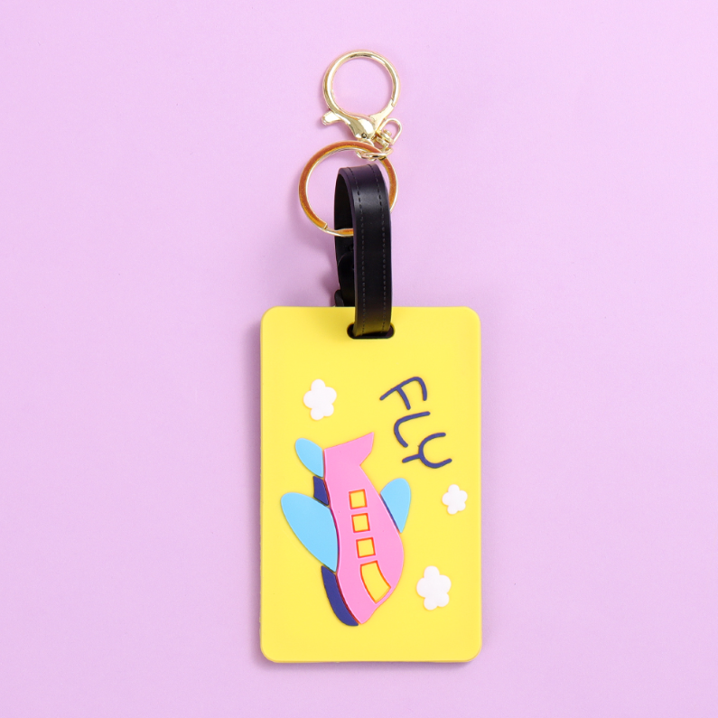 Aircraft pattern luggage tag
