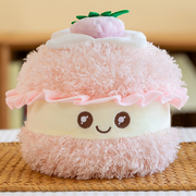 Macaron Dessert Stuffed Doll (S) (15cm) (Strawberry)