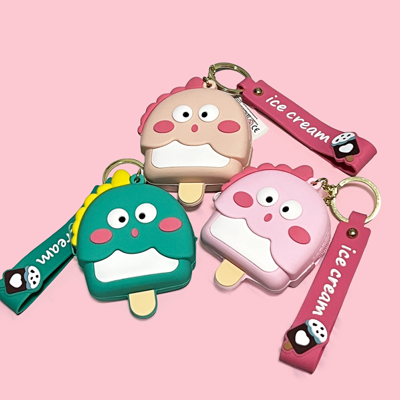Cute pvc coin purse pendant #5
