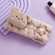 Burt Bear Fun Dry Headband (Light coffee)