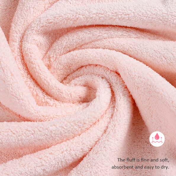 Dessert Series Embroidered Comfortable Hair Dryer Cap (Pink)
