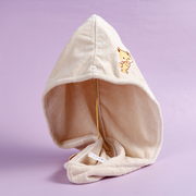 Dessert Series Embroidered Comfortable Hair Dryer Cap (Light