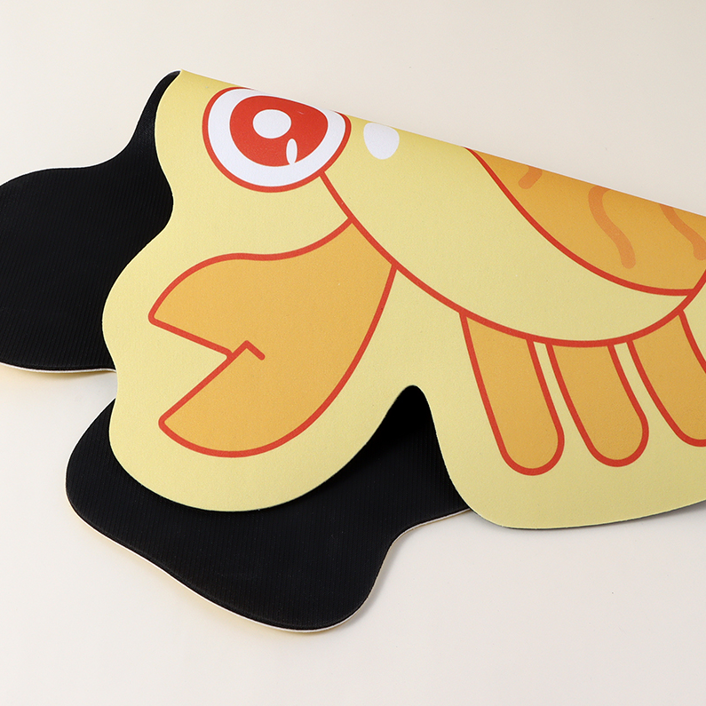 Seaworld Crab Fluffy Floor Mat (Yellow)