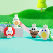 Rabbit family pendant
